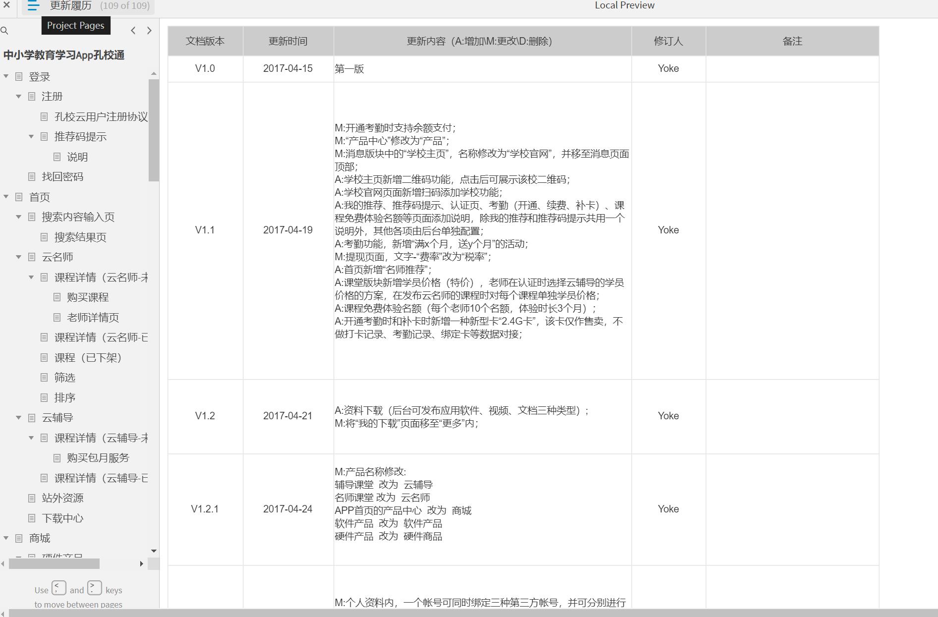 40+页中小学教育学习App-孔校通原型文件产品原型axure rp源文件下载